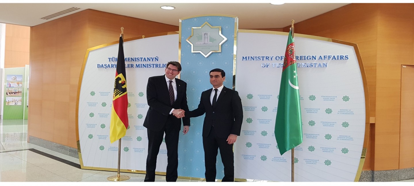 POLITICAL CONSULTATIONS BETWEEN TURKMENISTAN AND GERMANY
